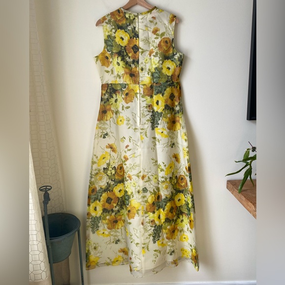 Vintage floral A-line maxi dress - Picture 9 of 16